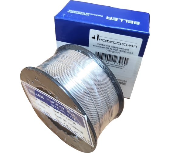 Изображение товара Проволока для алюминия ER ALMG5  (0.8 мм; D100; 0.5 кг) Профессионал 8796