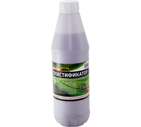 Изображение товара Пластификатор Movatex Elite добавка для строительных растворов, 1 л Т31833