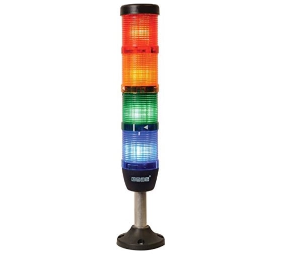 Изображение товара Сигнальная колонна Emas 50 мм, красная, зеленая, желтая, синяя, 24 В, стробоскоп IK54F024XM03