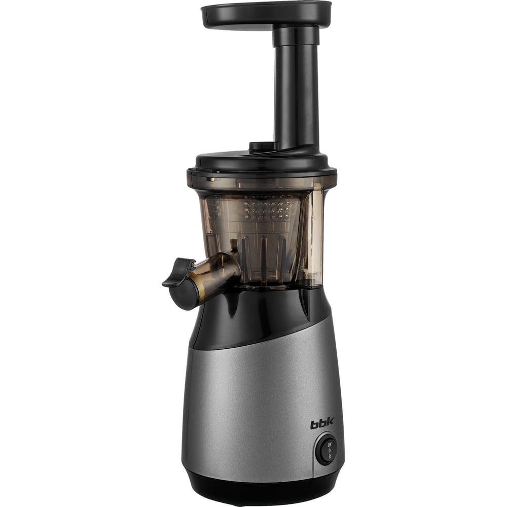Изображение товара Соковыжималка bbk JCS100 шнековая черная/серый мощность 150 Вт