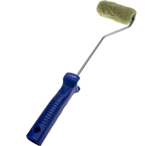 Изображение товара Валик Tulips Tools Tulips decor Green с рукояткой, полиакрил, 100мм, ворс 11мм NP10-013