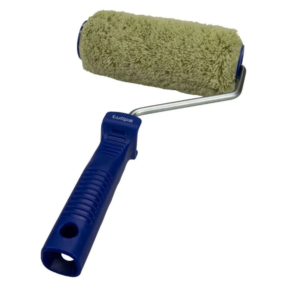 Изображение товара Малярный валик Tulips Tools Tulips decor Green с рукояткой 180 мм полиакрил