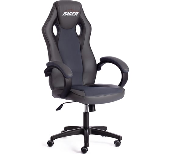 Изображение товара Кресло TetChair RACER GT new кожзам/ткань, металлик/серый, 36/12 13251