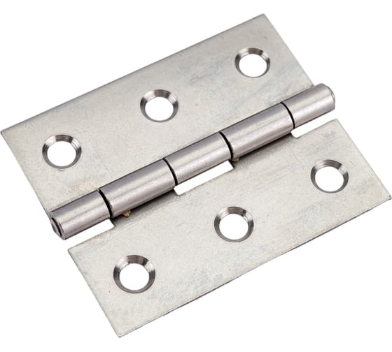 Изображение товара Полуширокая петля VORMANN 50x39х1 мм, нержавеющая сталь 010502050