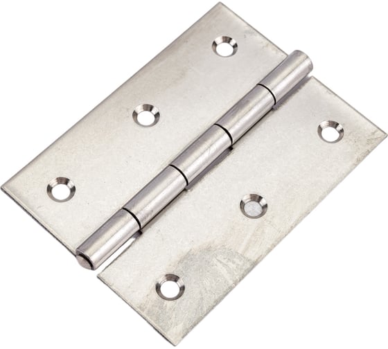 Изображение товара Полуширокая петля VORMANN 80x58х1,5 мм, нержавеющая сталь 010502080