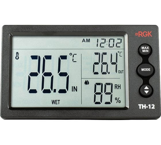 Изображение товара Термогигрометр RGK TH-12 с поверкой 779272