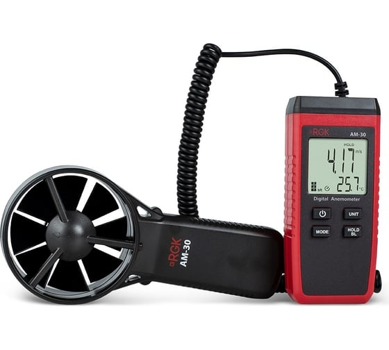 Изображение товара Термоанемометр RGK AM-30 с поверкой 779296