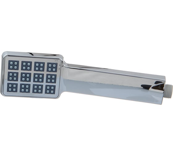 Изображение товара Лейка для душа Melodia della vita квадрат 1 функция, 75х55 мм, L235 мм, хром серый 34664