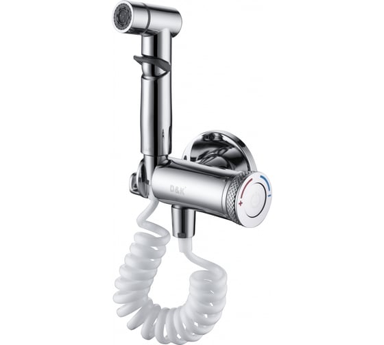 Изображение товара Встраиваемый смеситель с гигиеническим душем D&K DK Bayern.Alfeld хром DA1484541