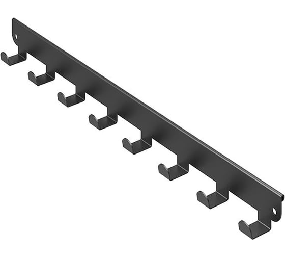 Изображение товара Панель с крючками Практик боковая Home GHB-40 графит S70299810515