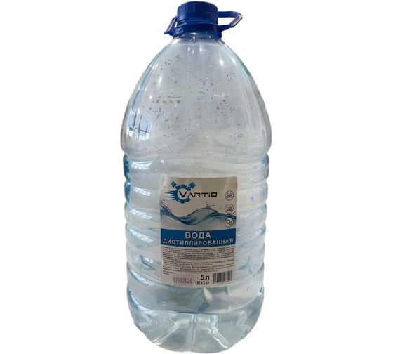Изображение товара Вода дистиллированная VARTIO 5 л ПЭТ НФ-00000203