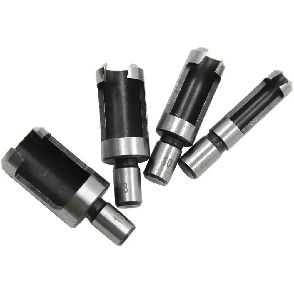 Изображение товара Набор резаков для пробок Vitatools 4 предмета сверло пробочное по дереву, серые sverlo-probochnoe-4-gray