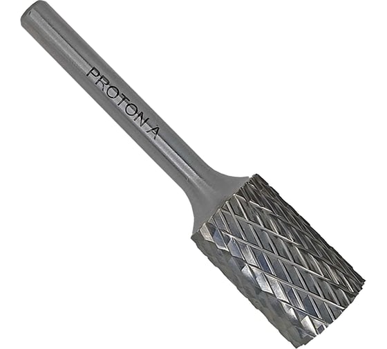 Изображение товара Бор-фреза PROTON твердосплавная цилиндрическая 16x6х25x45R, тип A, (D 16 хв.6) УТ-00000747