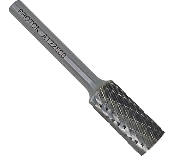 Изображение товара Бор-фреза PROTON твердосплавная цилиндрическая 12x6х25x45R, тип A, (D 12 хв.6) УТ-00000749