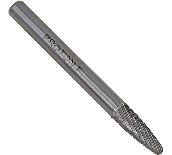 Изображение товара Борфреза PROTON твердосплавная параболическая 6х6х18х45R тип F D 6 хв.6 УТ-00000765