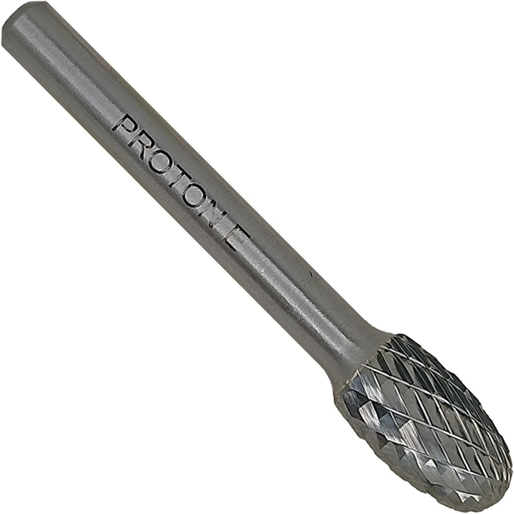 Изображение товара Бор-фреза PROTON овальная 10x6х16x45R твердосплавная для металла и пластика