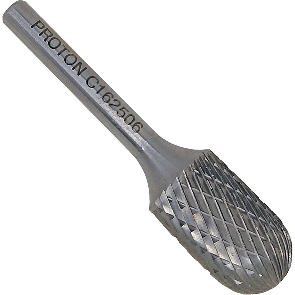 Изображение товара Бор-фреза PROTON твердосплавная сфероцилиндрическая 16x6х25x45R