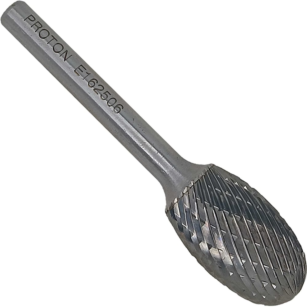 Изображение товара Бор-фреза PROTON твердосплавная овальная 16x6х25x45R по металлу и пластика