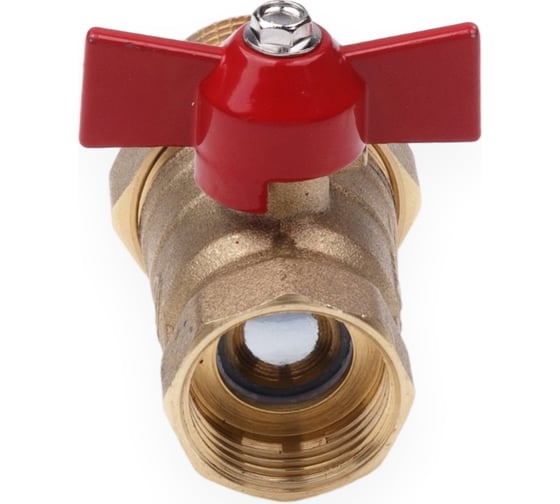 Изображение товара Шаровой кран со сгоном AQUALINK вн-нар 1/2 U B бабочка (Цена за упаковку 10 шт.)  арт. 4778