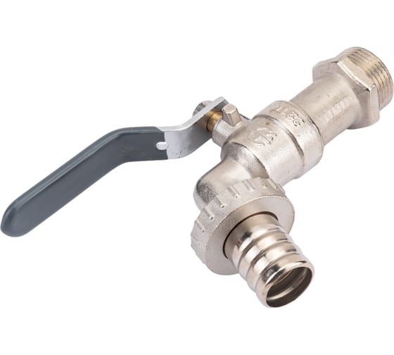 Изображение товара Кран шаровой AQUALINK водоразборный под шланг 3/4 W h ручка 3951 03951