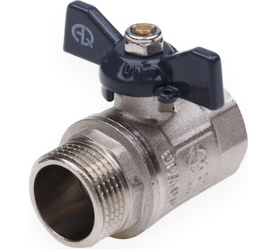 Изображение товара Шаровой кран AQUALINK вн-нар 1 B бабочка 01160