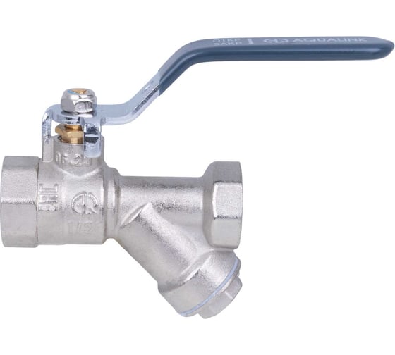 Изображение товара Шаровой кран AQUALINK вн-вн 1 Vs с фильтром ручка 2065