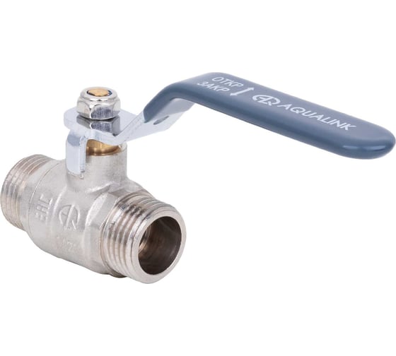 Изображение товара Шаровой кран AQUALINK нар-нар 1 ручка 2429