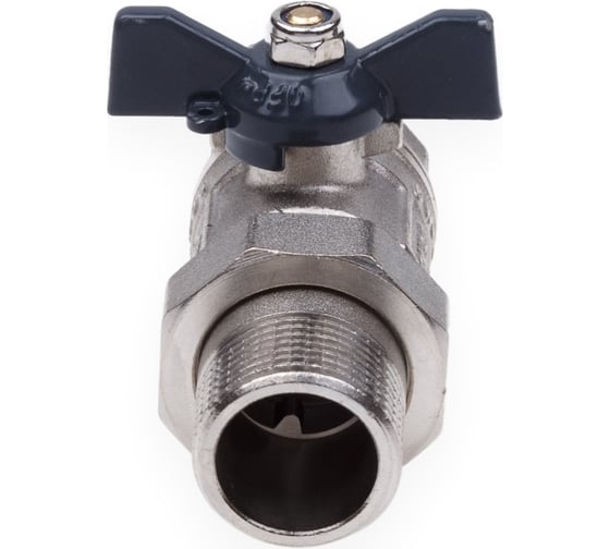 Изображение товара Шаровой кран AQUALINK со сгоном вн-нар 3/4 U B бабочка 01168