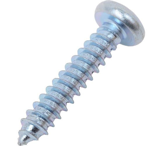 Изображение товара Саморез ZAMETAL 4,2х45 с полукруг. гол., крест. шлиц, DIN 7981, оц., 500 шт ZA521682