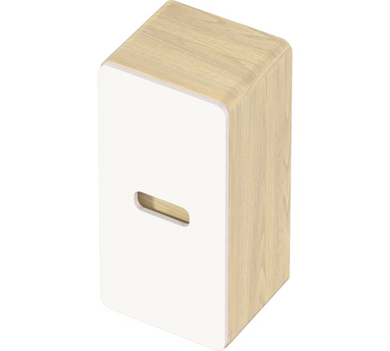 Изображение товара Пенал в ванную 1Marka Vortex 700х350х300П 1д орех лучистый солнечный/супермат айс Ц0000033029