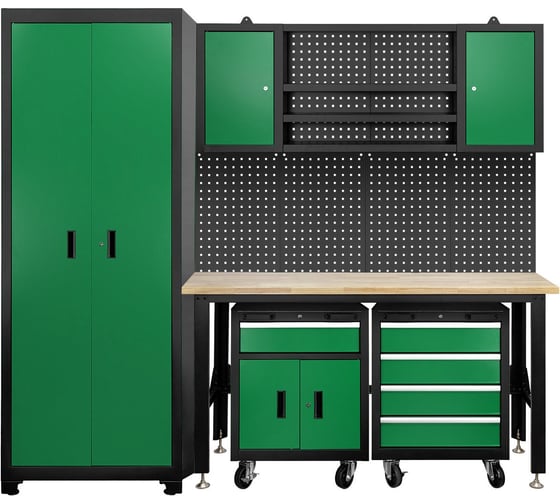 Изображение товара Комплект металлической гаражной мебели Rockforce 2362x500x2050 мм RF-01Y0207(61473)