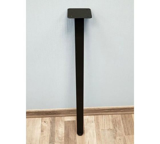 Изображение товара Ножка опора для стола Parallax 900 50х25 металлическая регулируемая черная барная Лофт 1 шт. 1lb5025090-ОР