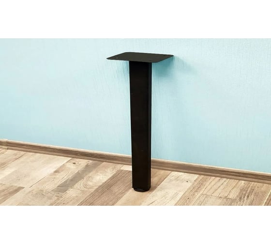 Изображение товара Ножка для журнального столика регулируемая металлическая, 390 мм, 40х40 мм, черная, Лофт, 1 шт Parallax Параллакс 1lb4040039-ОР
