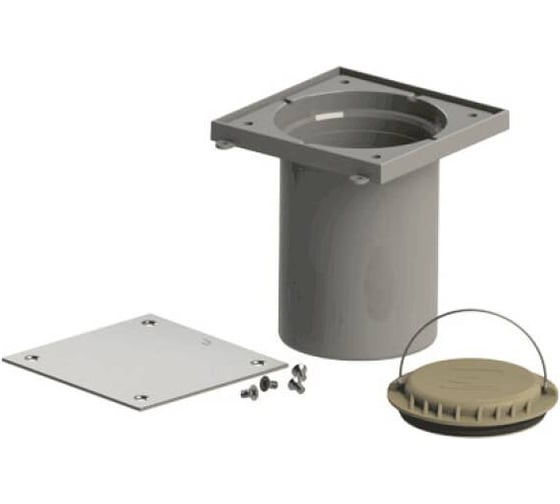 Изображение товара Ревизия-прочистка Татполимер PP-H серый, б/н, Дн110 для НПВХ и PP-H 98.100 129-4451