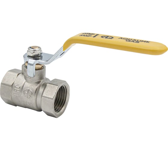 Изображение товара Шаровой кран для газа AQUALINK 1 вн-вн ручка 7103