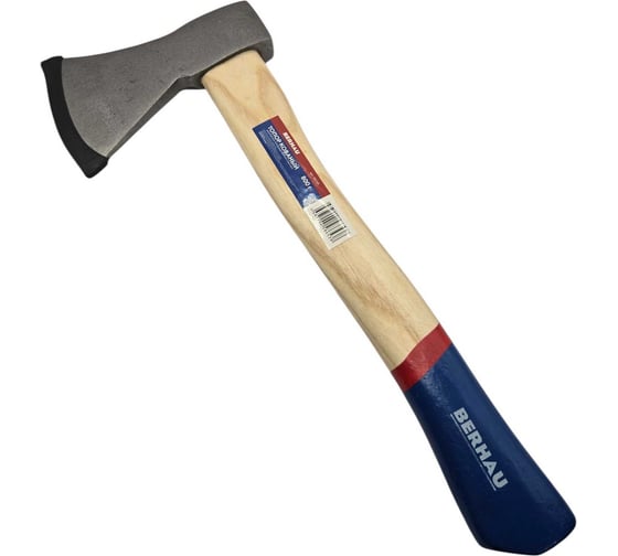 Изображение товара Топор кованый Standart Berhau 1000гр деревянное топорище 102130