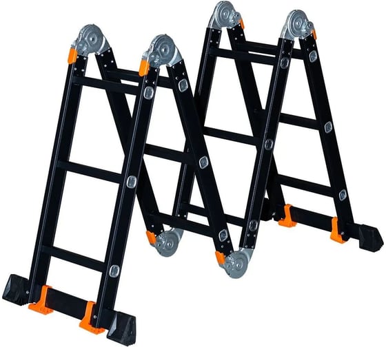 Изображение товара Лестница-стремянка WORKY 4x3 трансформер МИ ПРОФИ, высота 3.9 м ARD260017