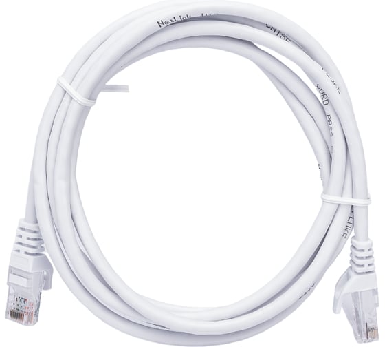 Изображение товара Патч-корд Netlink UTP 5е кат. литой 2.0 м БЕЛЫЙ 00000001182