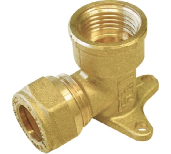 Изображение товара Угольник обжимной для медных труб Tiemme настенный Вн 1/2"-12 1106 1100043