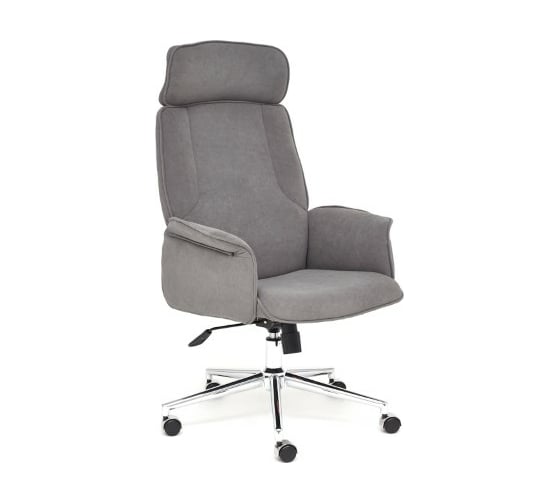 Изображение товара Кресло TetChair CHARM флок серый 29 13910