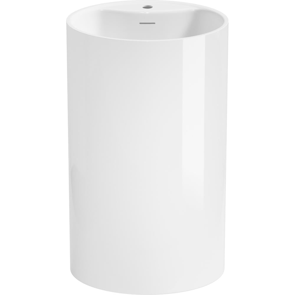 Изображение товара Напольная раковина Wellsee Coquillage белая овальная 232801000