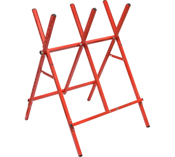 Изображение товара Козлы складные Rezer К-100 нагрузка 100 кг, L=64.5 см, красные 03.011.00071
