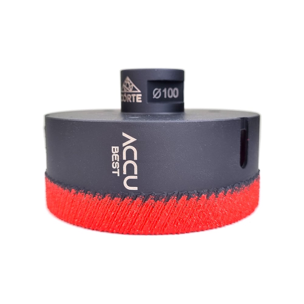 Изображение товара Коронка алмазная по керамограниту CORTE ACCU BEST 100 мм М14