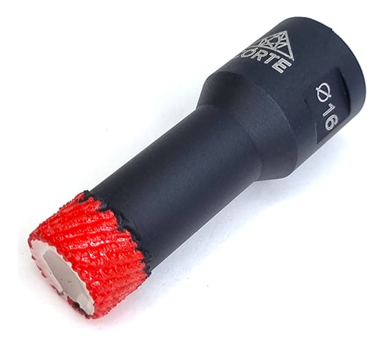 Изображение товара Коронка алмазная по керамограниту для УШМ CORTE ACCU BEST 16 мм, М14, быстрый рез ABB16