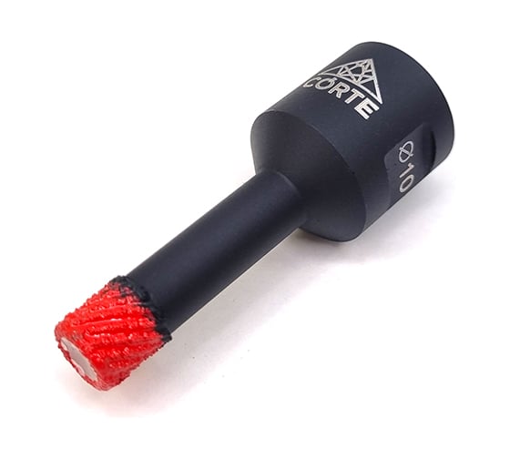 Изображение товара Коронка алмазная по керамограниту для УШМ CORTE ACCU BEST 10 мм, М14, быстрый рез ABB10