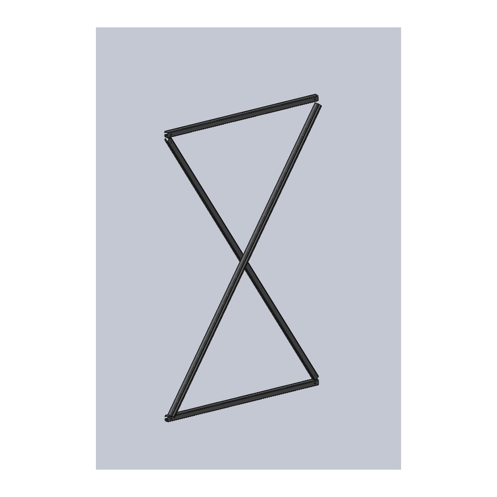 Изображение товара Раскосная консольная система стеллажа Ирбис высота 2000 мм