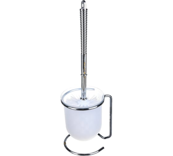 Изображение товара Гарнитур для туалета с подставкой UniStor BUSH хромированная сталь, пластик, 35 см 210181