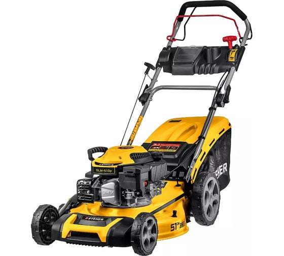 Изображение товара Самоходная бензиновая газонокосилка STEHER GLM-510p
