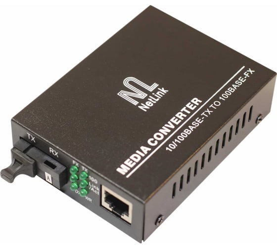 Изображение товара Медиаконвертер Netlink FE-920B20SC 10/100Мб/с порт RJ45 + 155Мб/с оптический порт SC УТ000001417