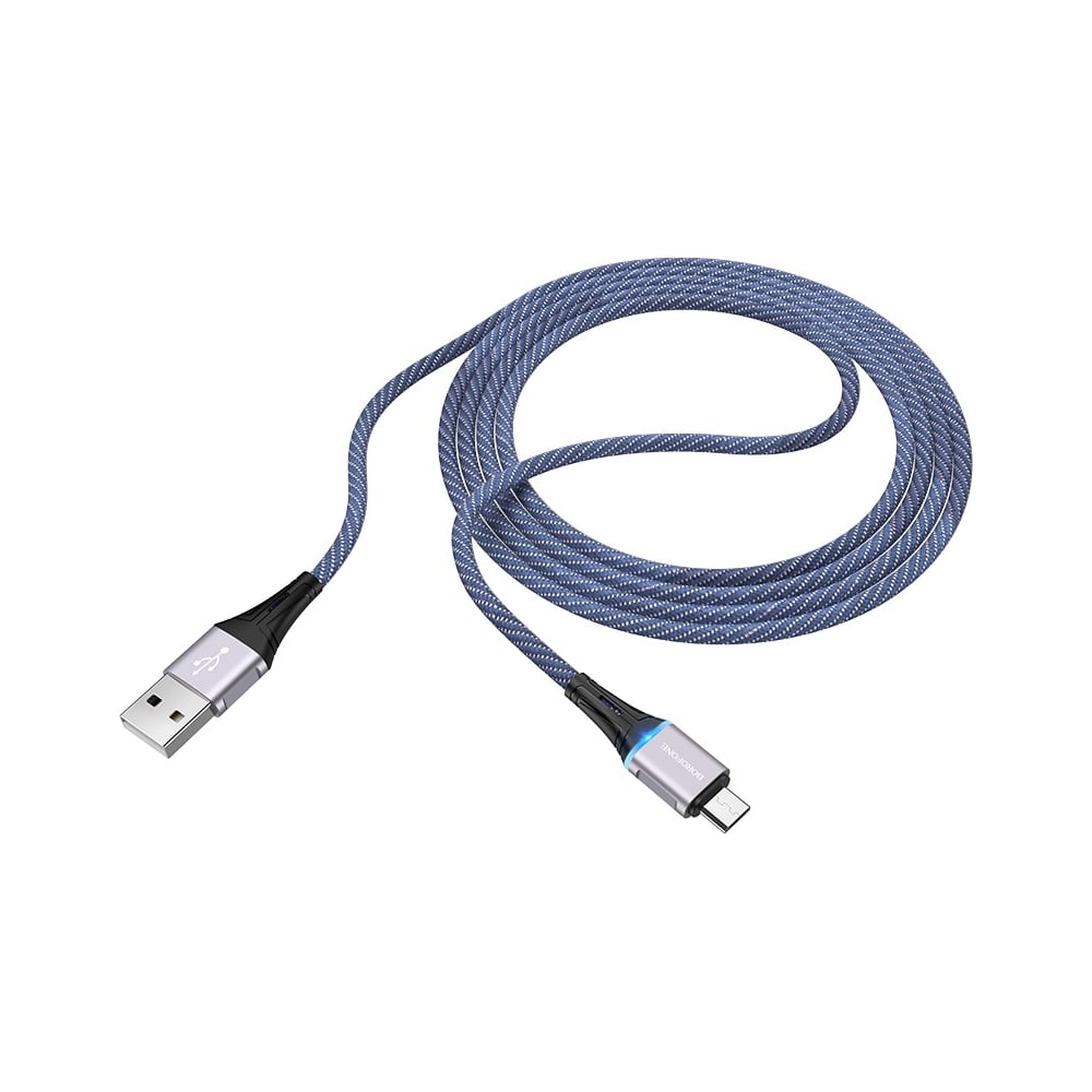 Usb-кабель Borofone кабель micro usb borofone bx70 2 4a 1 0м white